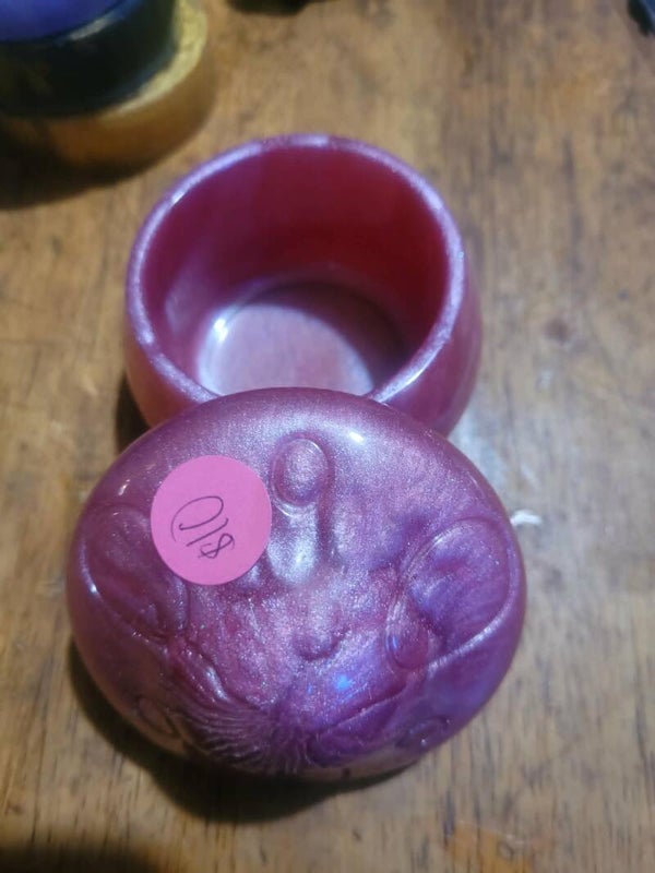 mushroom bowl with lid