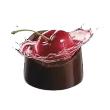 Bonbon met maraschinolikeur (kers)