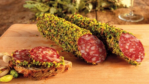 Salame met pistache