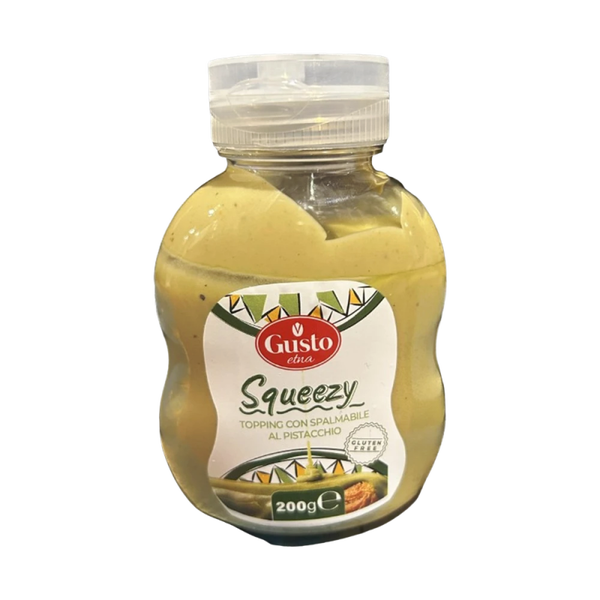 Pistachecreme in knijpfles