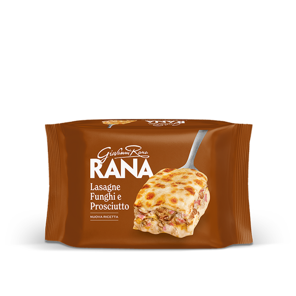 Lasagne kant en klaar paddestoelen en ham