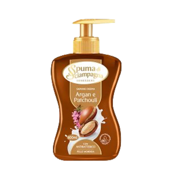 Handzeep spuma argan en patchoulli