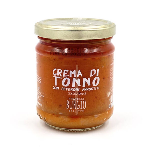 Tonijnmousse met gegrilde paprika