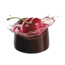 Bonbon met maraschinolikeur (kers)