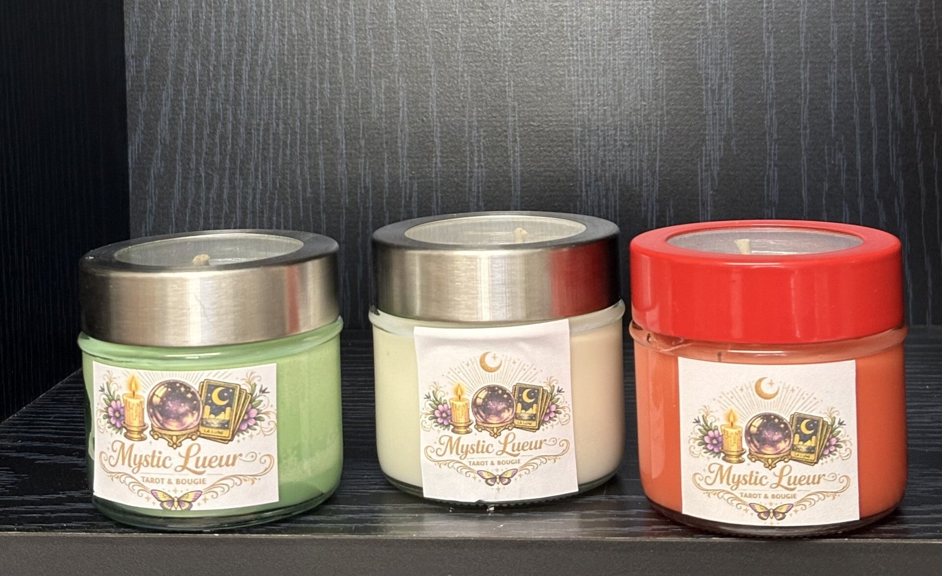 Trio de bougie soya