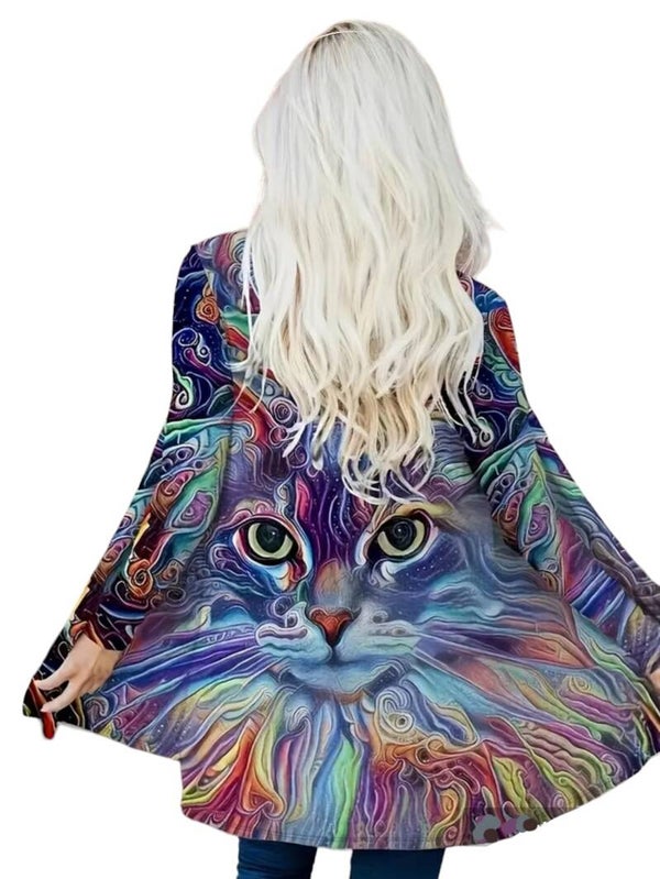 Glanzende poes-jas L