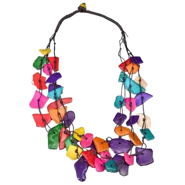 Kokosnoot ketting scherven