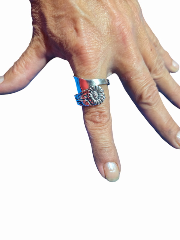 Margriet serie floral band-ring