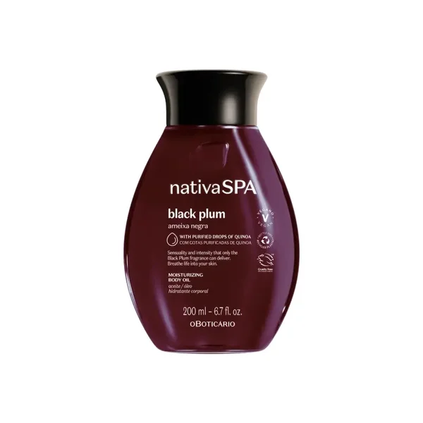 O Boticário | NSPA Black Plum Body Oil 200 ml