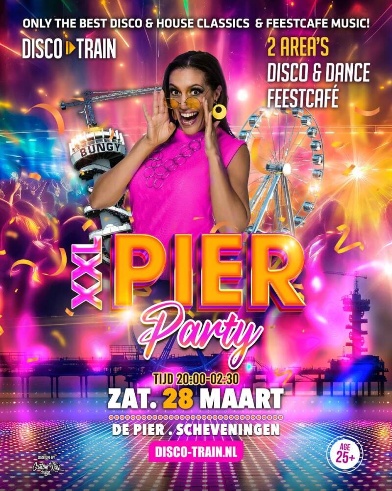 Disco Train op de Pier Scheveingen