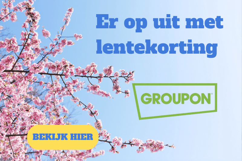 Er op uit met Lentekorting Groupon