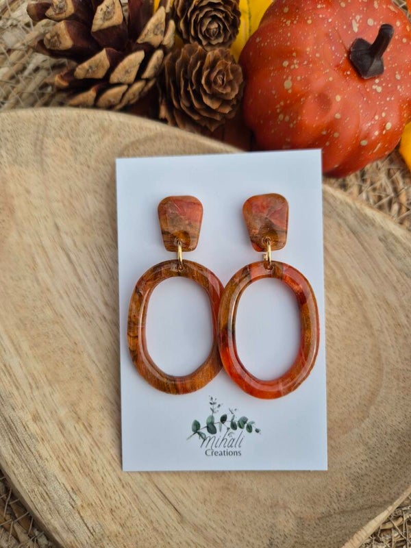 Oorbel Manja herfst kleuren