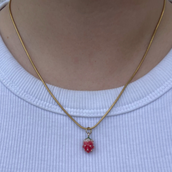 Strawberry necklace