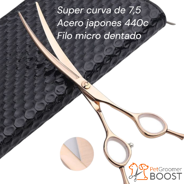 Curve 7,5" micro serrated edge, 440c