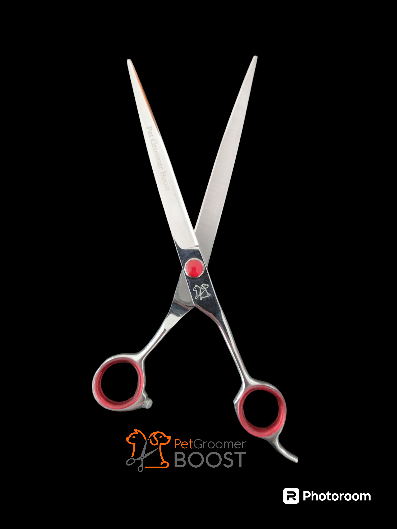 tijera recta filo de navaja 8'