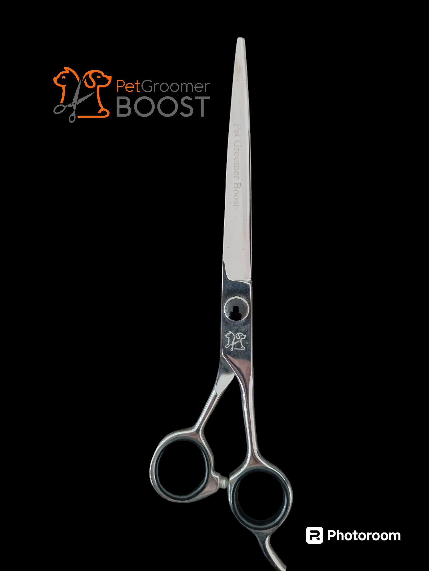 tijera recta filo de navaja 8'