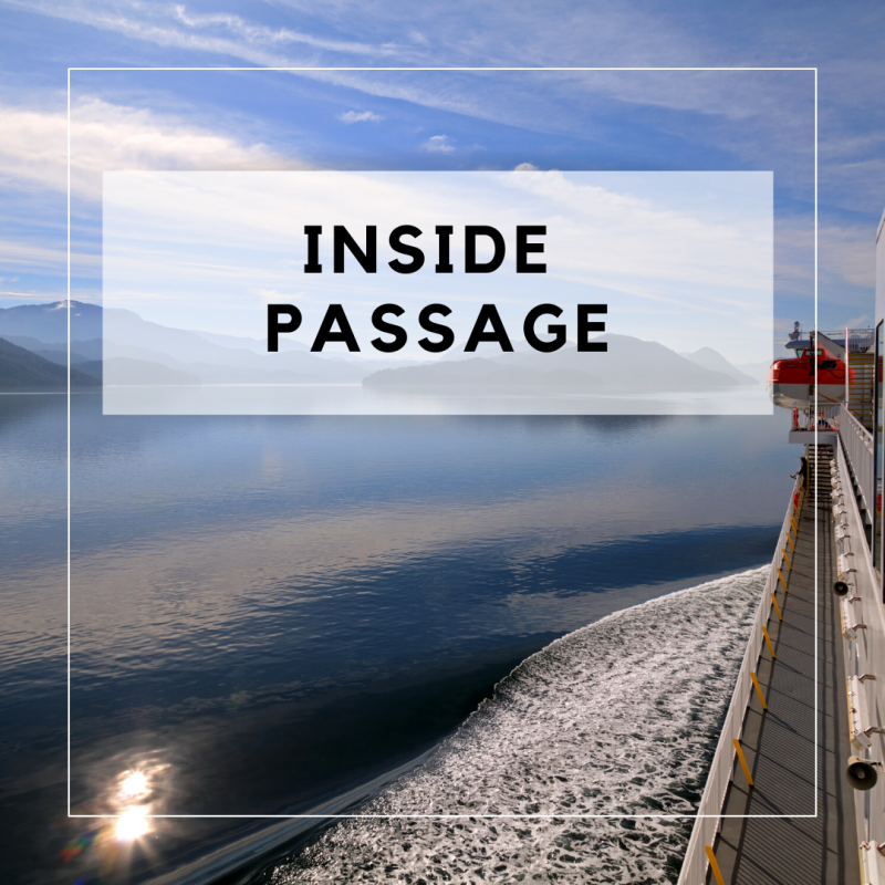 Inside Passage, Cruise, Alaska, vakantie, Canada