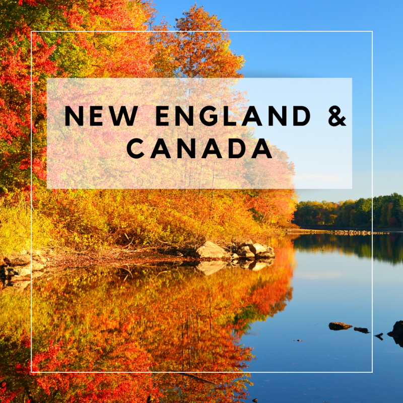 New England en Canada USA