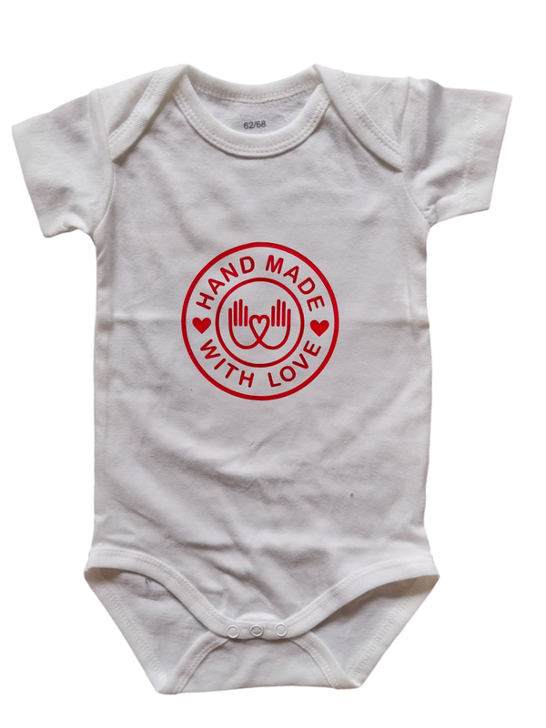 Romper "Hand made with love"