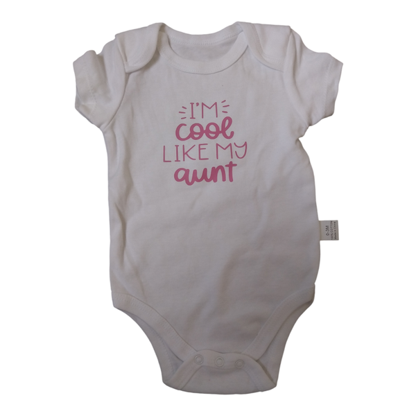 Romper "I'm cool like my aunt"