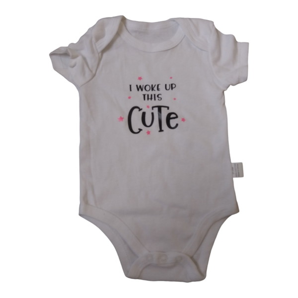 Romper "I wake up this cute"