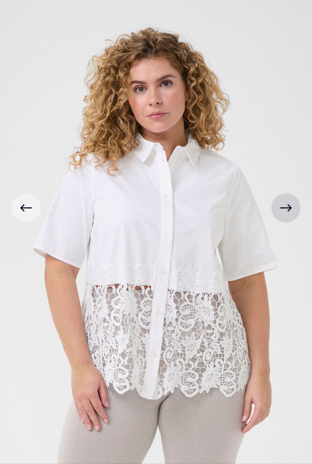 Blouse Nalia optical white