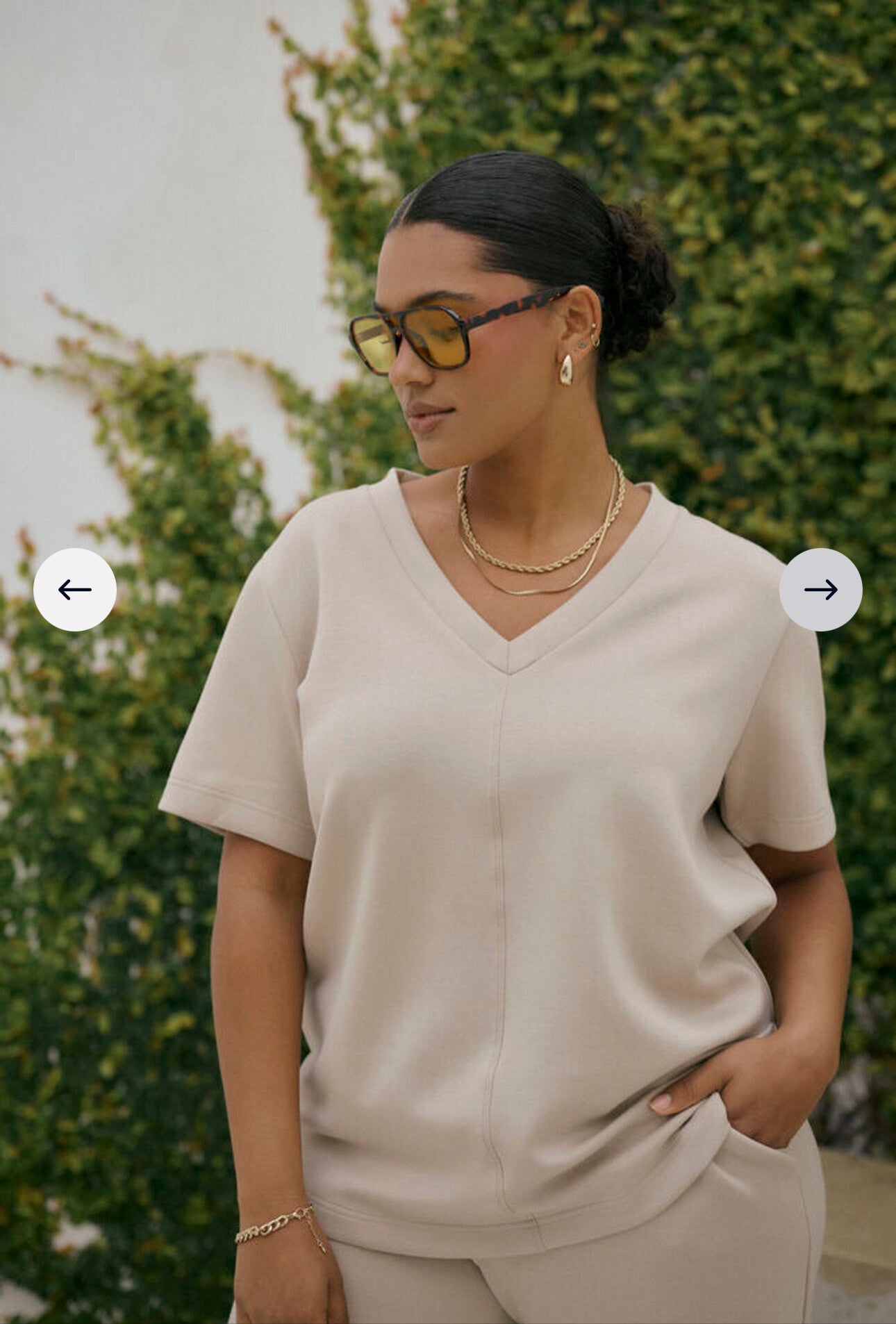 T-shirt Annita feather grey