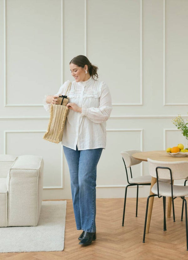 Denim jeans Flora Medium blue denim Slim fit