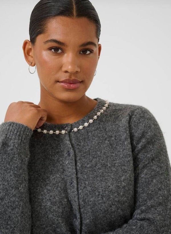 Cardigan Roxia Grey melange