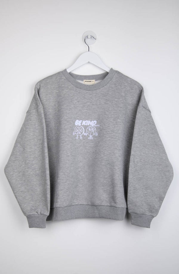 Sweater Be Kind grey