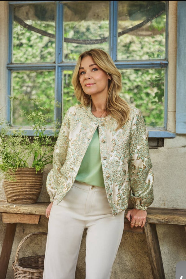 Jacket Dalia light moss/sand