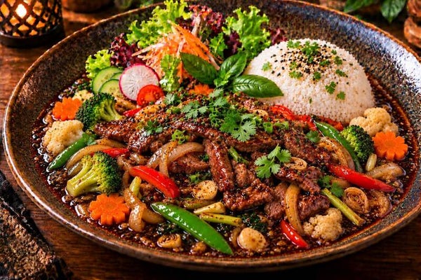 S93.PFEFFER KORIANDER RINDFLEISCH  (Bep) Tiêu Đen Bò Xào