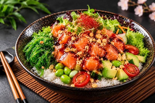 S30.SAKE BOWL (Bep) cá lachs sống