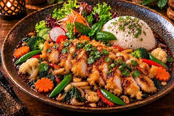 S94. PFEFFER KORIANDERPANIERTES HÄHNCHEN FILET  (Bep) Tiêu Đen Gà Chiên