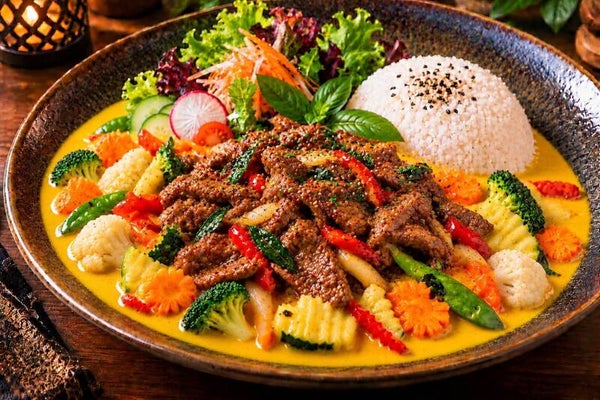MK2 F: MANGO  CURRY RINDFLEISCH ( BÒ BUỔI TRƯA )