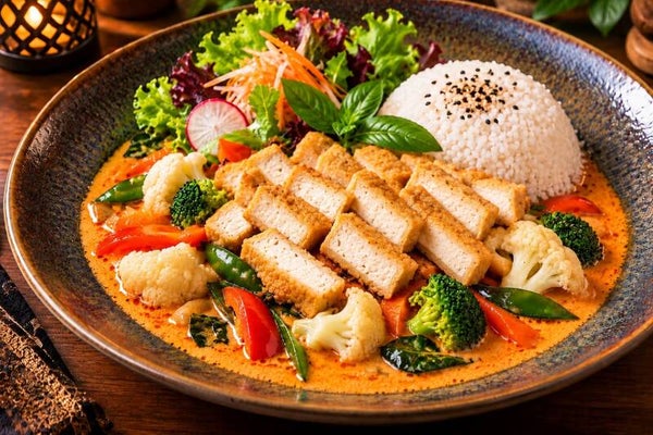 MK1 D: ROTES CURRY TOFU ( ĐẬU BUỔI TRƯA )