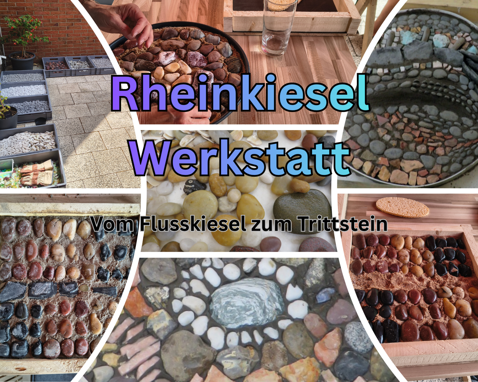 Kieselsteinmosaik 