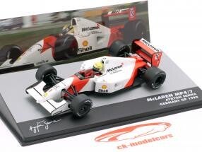 Ayrton Senna McLaren MP4/7 #1 Duitsland GP formule 1 1992 1:43 Altaya