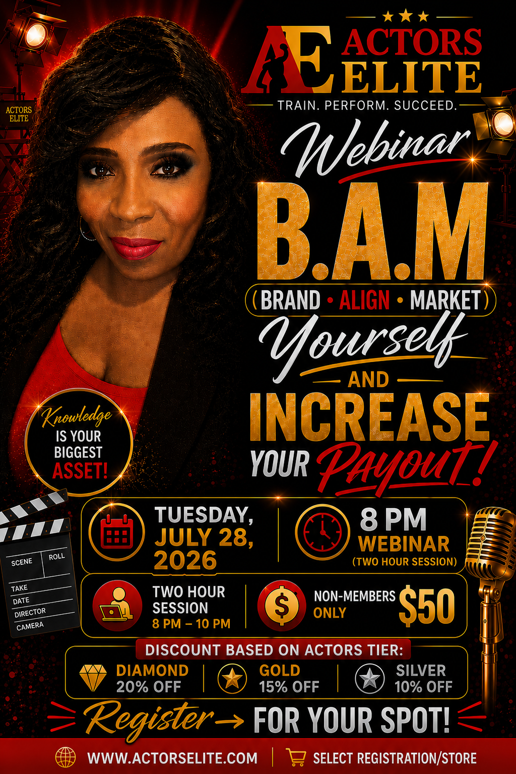Webinar B.A.M YOURSELF and INCREASE YOUR PAYOUT