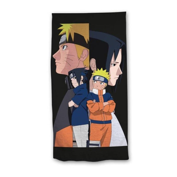 Serviette de Plage Naruto & Sasuke 70x140 cm – Produit Officiel
