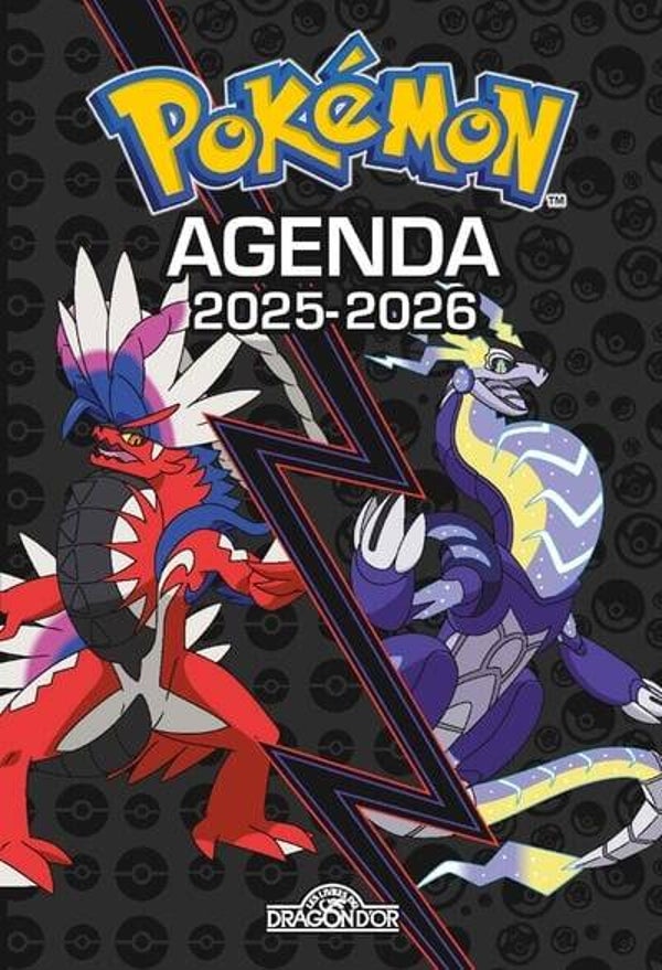 Agenda Pokémon 2025-2026 – Officiel | Journalier, Coloré et Ludique