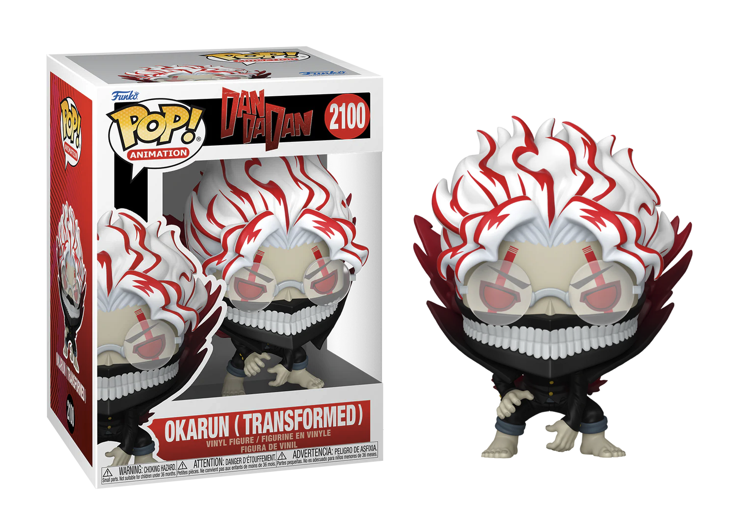 👹 DANDADAN – Funko POP Animation N°2100 – Okarun – Figurine Officielle