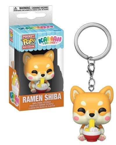 🐕 KAWAII FOODIES – Pocket Pop Keychains – Ramen Shiba 🍜