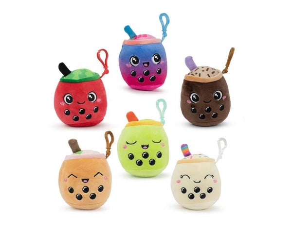 🧋💗 KAWAII – Peluche Bubble Tea Modèle aléatoire – 10 cm – Vendue à l’unité