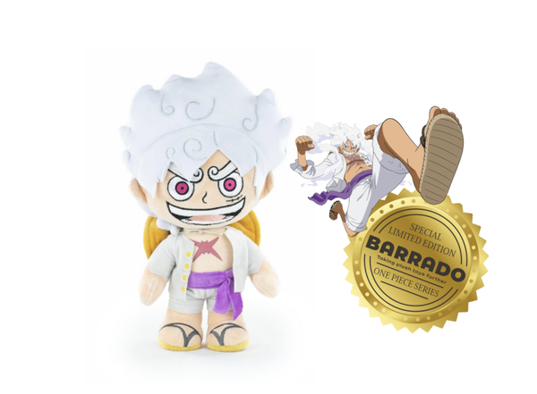 🏴‍☠️⚡ ONE PIECE – Luffy Gear 5 – Peluche Collector Édition Limitée
