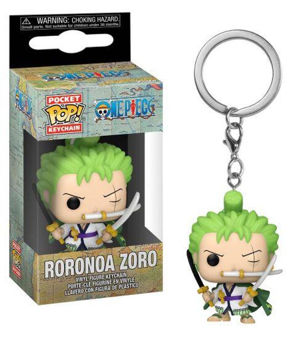 ONE PIECE - Pocket Pop Keychains - Porte Clés - Roronoa Zoro
