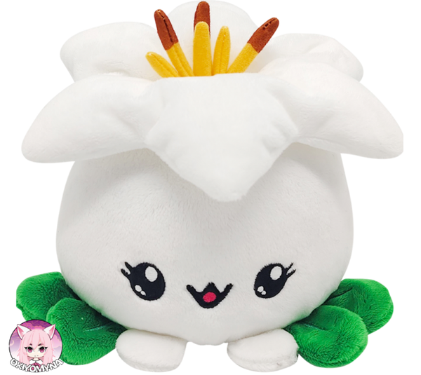 🤍🌸 PLUSH WORLD - Yummis Flowers Lilly - Peluche 18 cm 🌸🤍