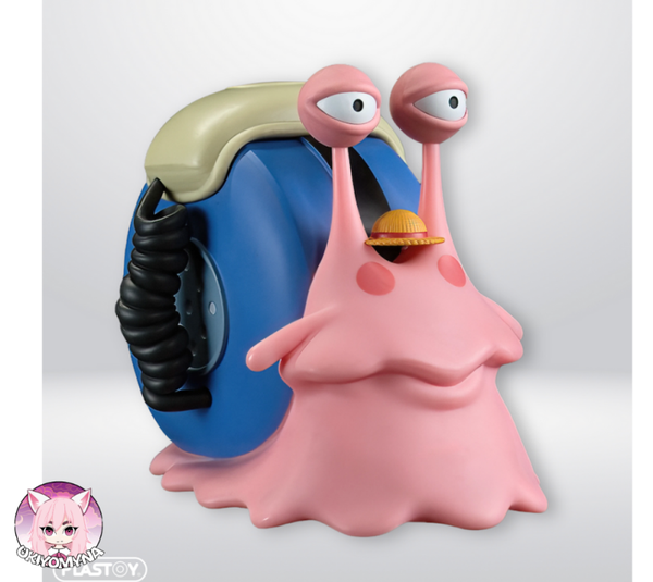🐌🏴‍☠️ ONE PIECE - Escargophone - Tirelire PVC 16 cm 📞💰