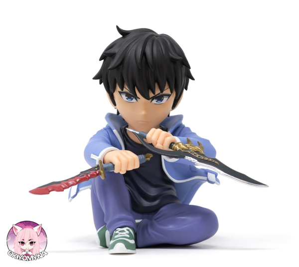 ⚔️🖤 SOLO LEVELING - Sung Jinwoo - Tirelire PVC 15 cm 🖤⚔️
