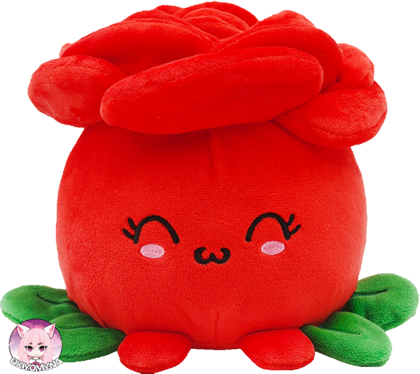 🌹❤️ PLUSH WORLD - Yummis Flowers Rose - Peluche 16 cm ❤️🌹